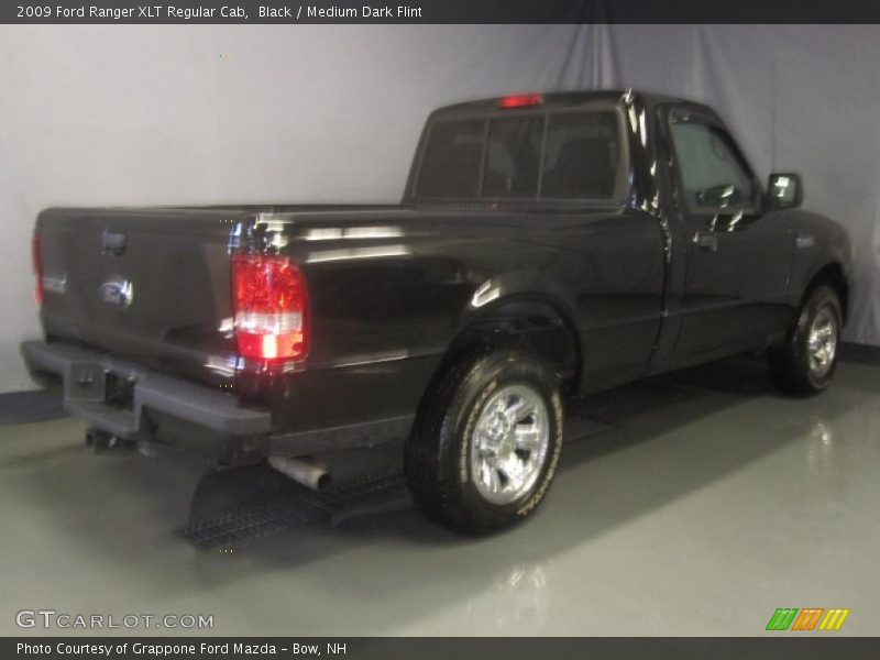 Black / Medium Dark Flint 2009 Ford Ranger XLT Regular Cab