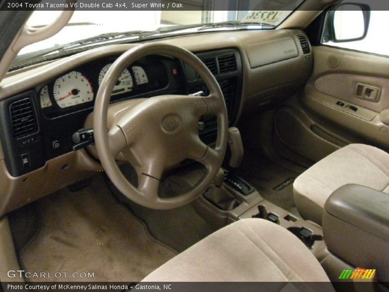 Super White / Oak 2004 Toyota Tacoma V6 Double Cab 4x4