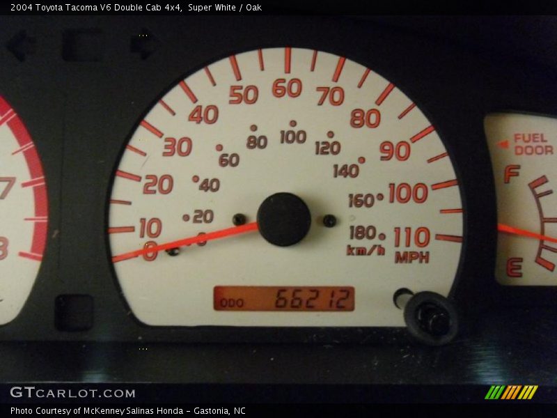 Super White / Oak 2004 Toyota Tacoma V6 Double Cab 4x4