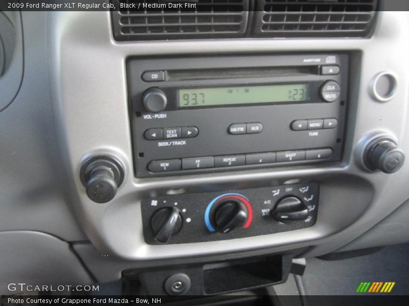 Black / Medium Dark Flint 2009 Ford Ranger XLT Regular Cab