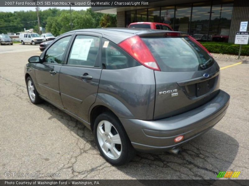 Liquid Grey Metallic / Charcoal/Light Flint 2007 Ford Focus ZX5 SES Hatchback