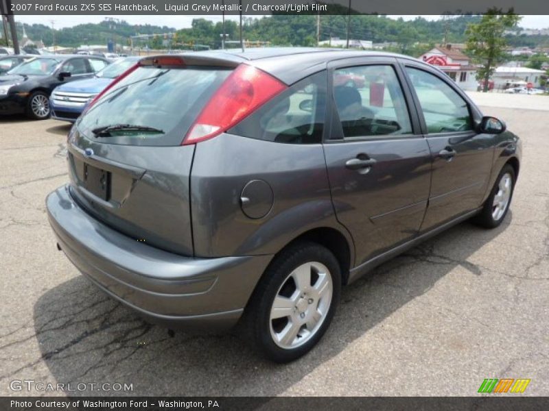 Liquid Grey Metallic / Charcoal/Light Flint 2007 Ford Focus ZX5 SES Hatchback