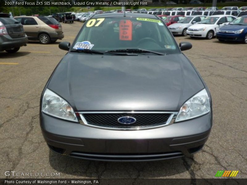 Liquid Grey Metallic / Charcoal/Light Flint 2007 Ford Focus ZX5 SES Hatchback