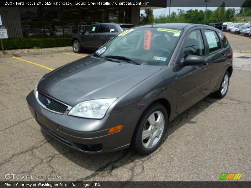 Liquid Grey Metallic / Charcoal/Light Flint 2007 Ford Focus ZX5 SES Hatchback
