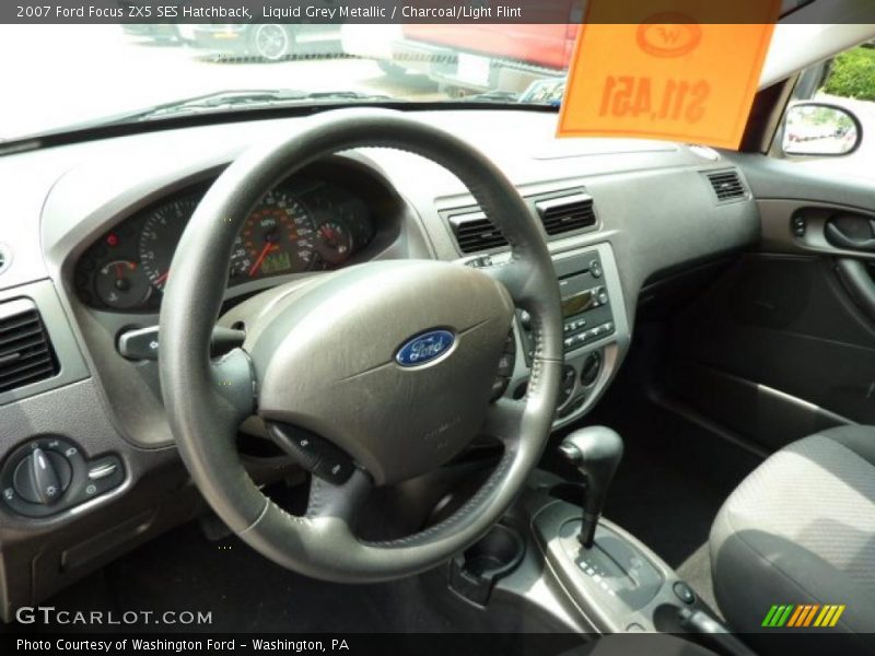 Liquid Grey Metallic / Charcoal/Light Flint 2007 Ford Focus ZX5 SES Hatchback