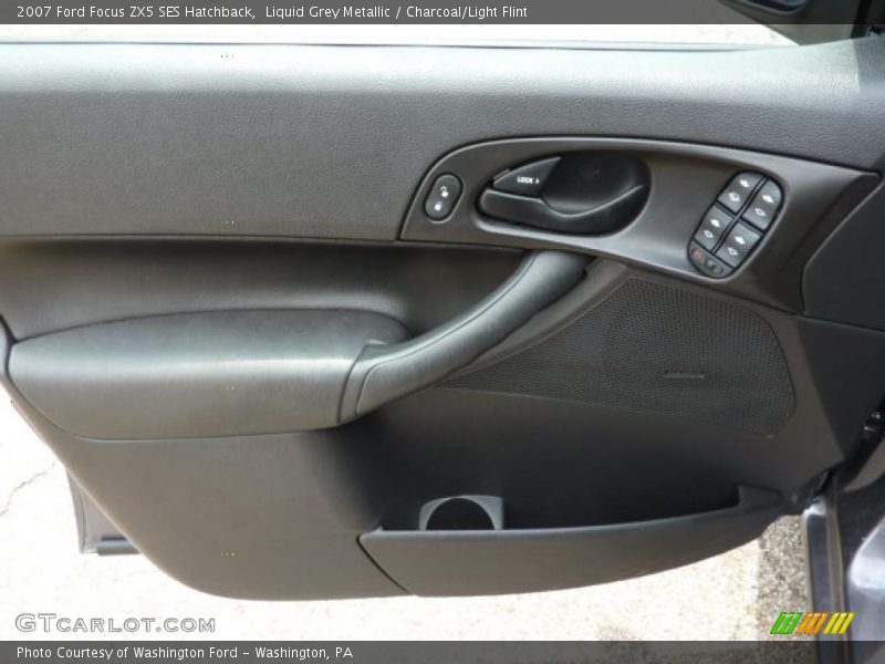 Liquid Grey Metallic / Charcoal/Light Flint 2007 Ford Focus ZX5 SES Hatchback