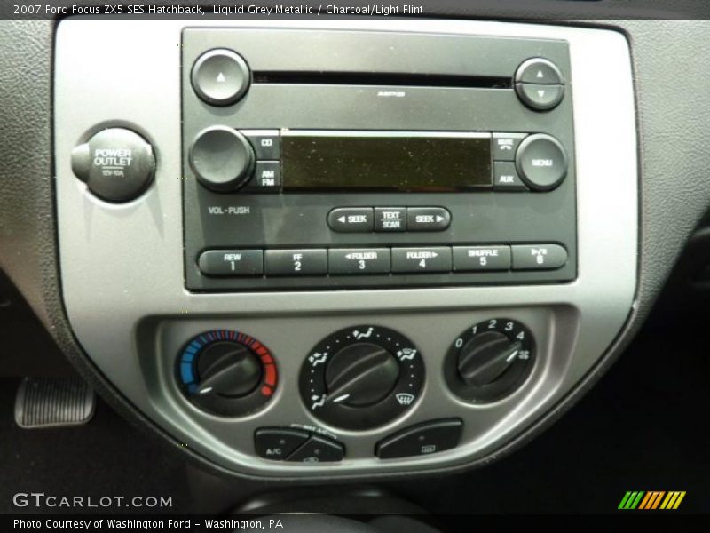 Liquid Grey Metallic / Charcoal/Light Flint 2007 Ford Focus ZX5 SES Hatchback
