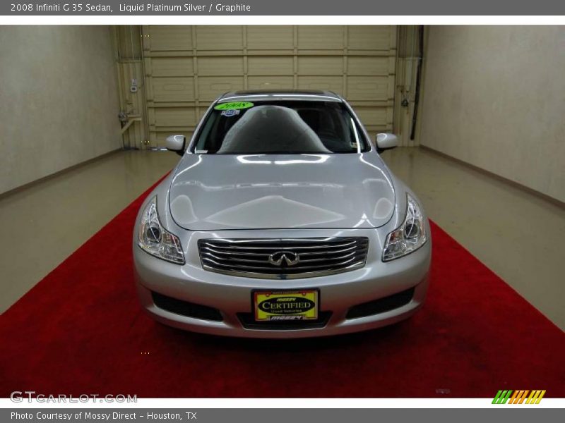 Liquid Platinum Silver / Graphite 2008 Infiniti G 35 Sedan