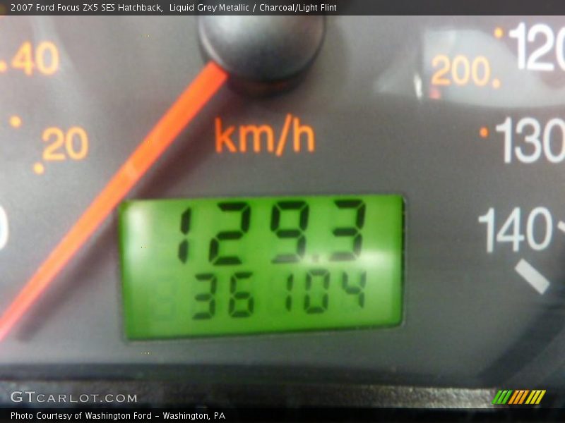 Liquid Grey Metallic / Charcoal/Light Flint 2007 Ford Focus ZX5 SES Hatchback
