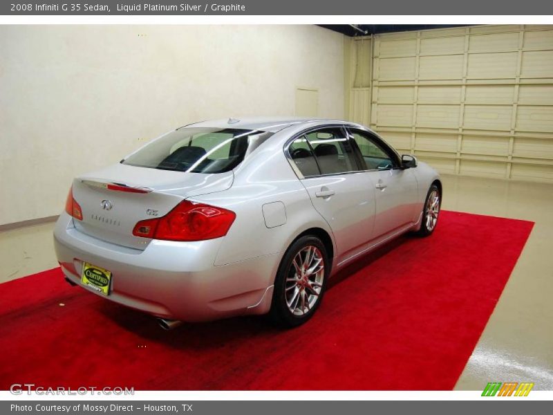 Liquid Platinum Silver / Graphite 2008 Infiniti G 35 Sedan