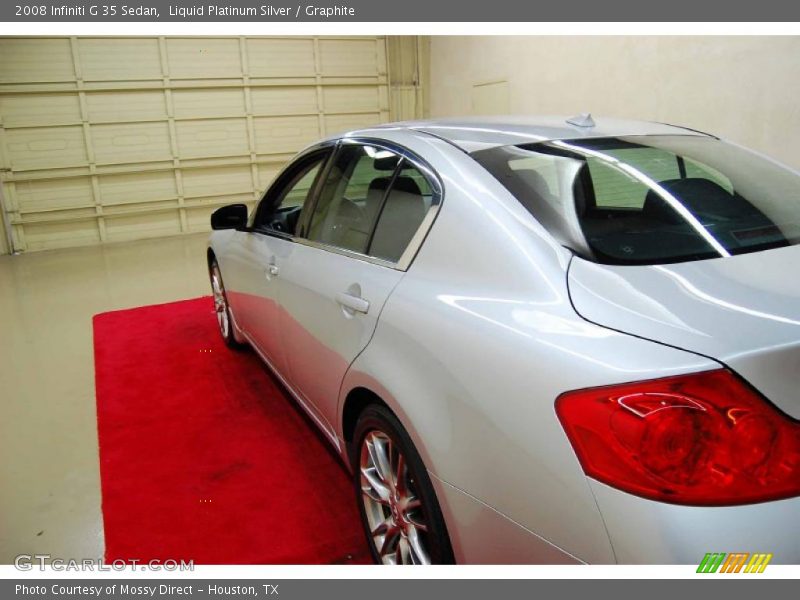 Liquid Platinum Silver / Graphite 2008 Infiniti G 35 Sedan