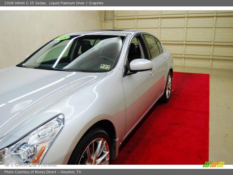 Liquid Platinum Silver / Graphite 2008 Infiniti G 35 Sedan