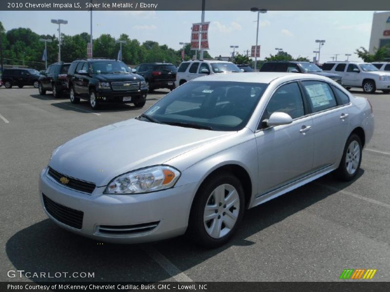 Silver Ice Metallic / Ebony 2010 Chevrolet Impala LS