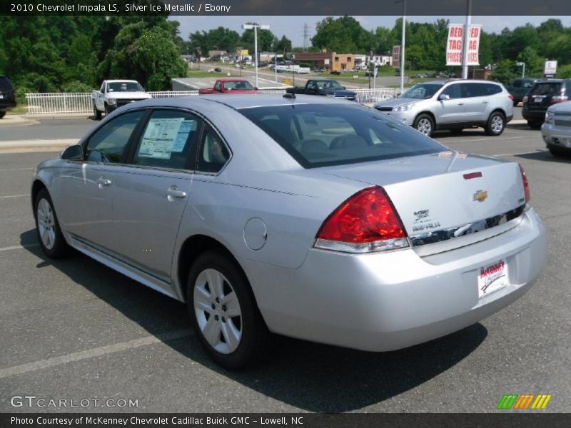 Silver Ice Metallic / Ebony 2010 Chevrolet Impala LS