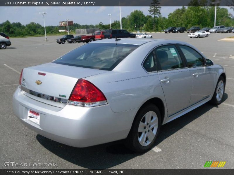 Silver Ice Metallic / Ebony 2010 Chevrolet Impala LS