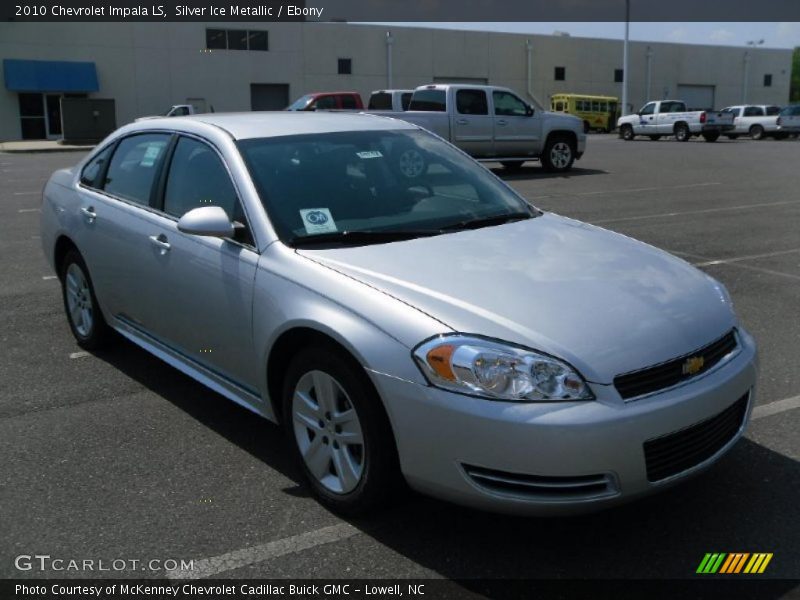 Silver Ice Metallic / Ebony 2010 Chevrolet Impala LS