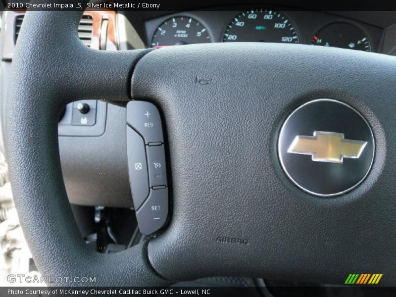 Silver Ice Metallic / Ebony 2010 Chevrolet Impala LS