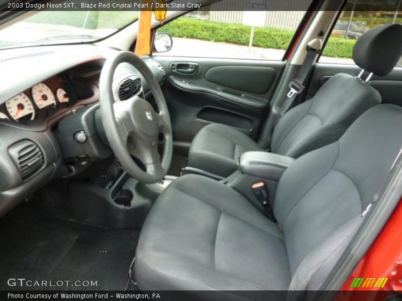 Blaze Red Crystal Pearl / Dark Slate Gray 2003 Dodge Neon SXT