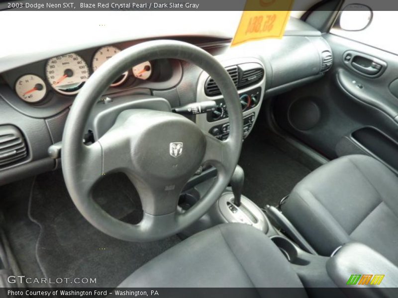 Blaze Red Crystal Pearl / Dark Slate Gray 2003 Dodge Neon SXT