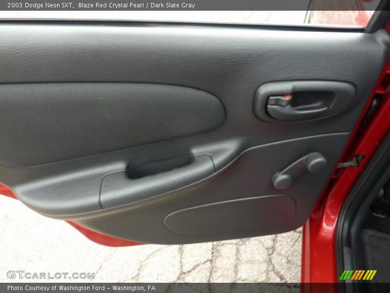 Blaze Red Crystal Pearl / Dark Slate Gray 2003 Dodge Neon SXT