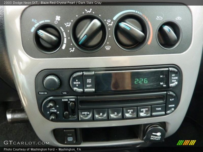Blaze Red Crystal Pearl / Dark Slate Gray 2003 Dodge Neon SXT