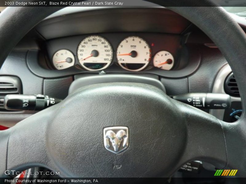 Blaze Red Crystal Pearl / Dark Slate Gray 2003 Dodge Neon SXT
