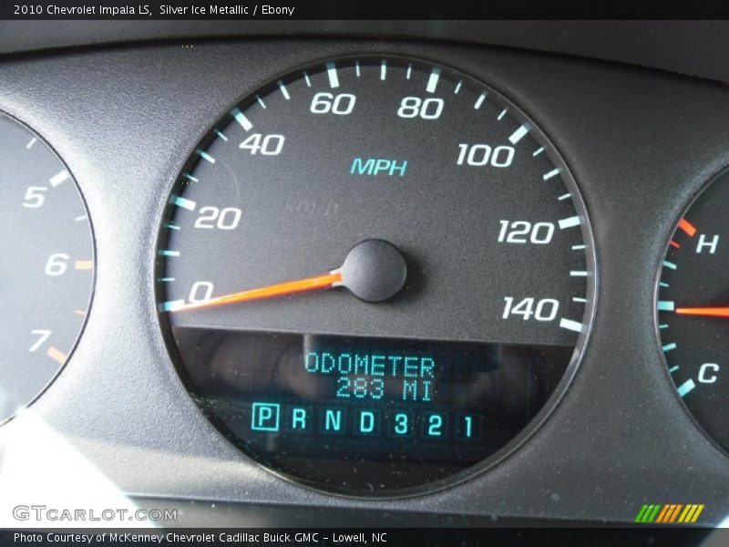 Silver Ice Metallic / Ebony 2010 Chevrolet Impala LS