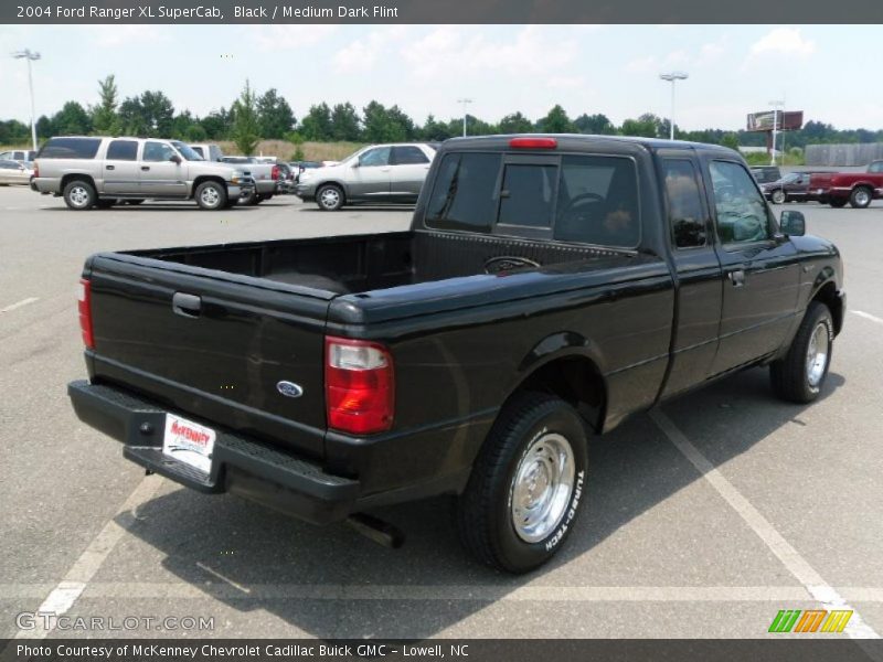 Black / Medium Dark Flint 2004 Ford Ranger XL SuperCab