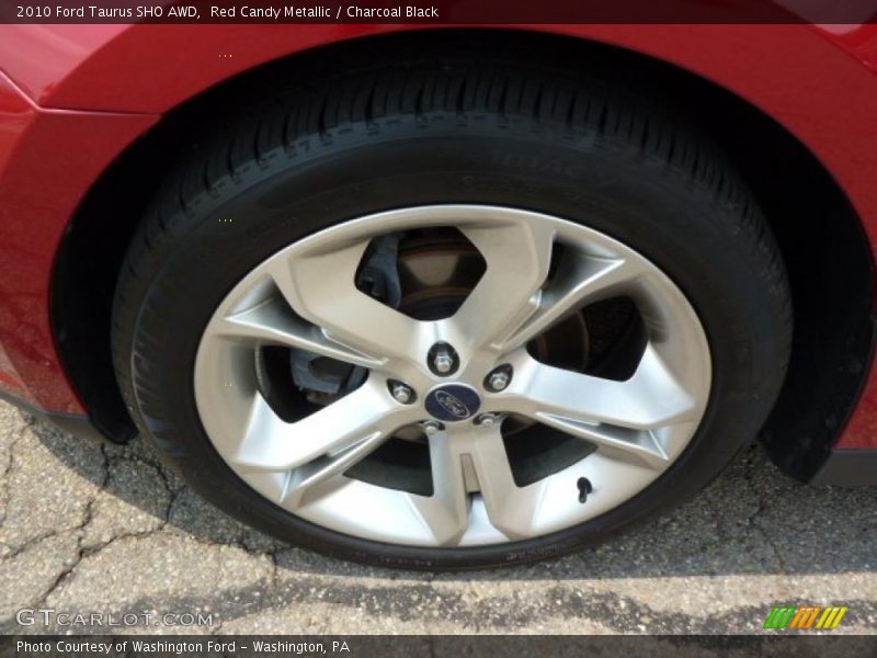 Red Candy Metallic / Charcoal Black 2010 Ford Taurus SHO AWD