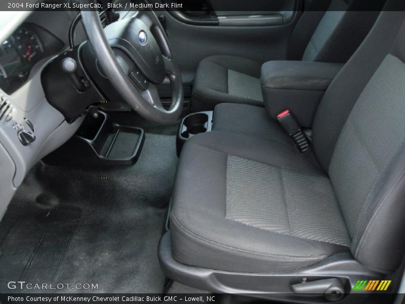 Black / Medium Dark Flint 2004 Ford Ranger XL SuperCab