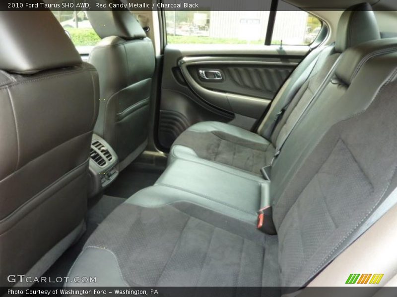 Red Candy Metallic / Charcoal Black 2010 Ford Taurus SHO AWD