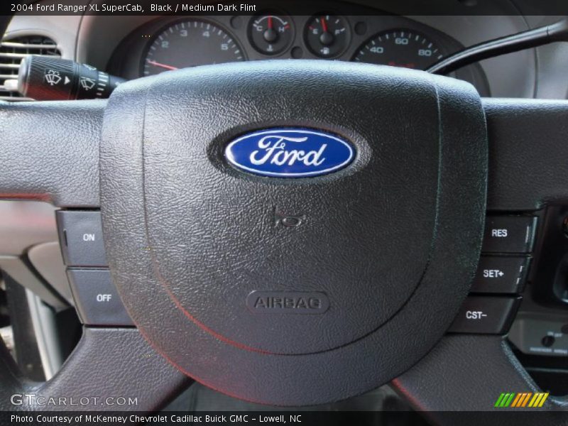 Black / Medium Dark Flint 2004 Ford Ranger XL SuperCab