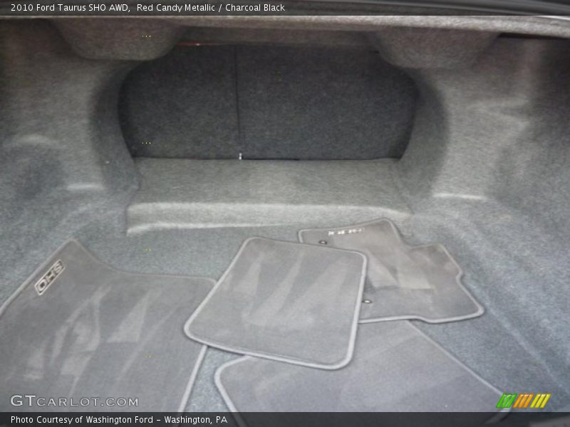Red Candy Metallic / Charcoal Black 2010 Ford Taurus SHO AWD