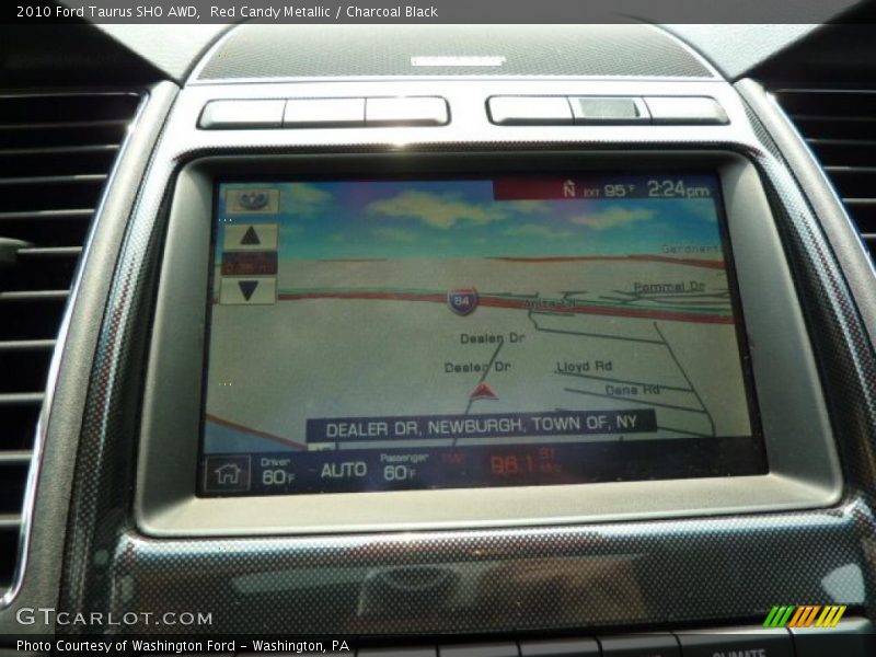 Red Candy Metallic / Charcoal Black 2010 Ford Taurus SHO AWD