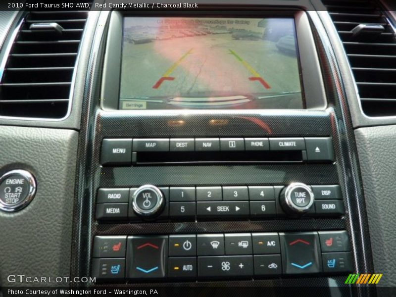 Red Candy Metallic / Charcoal Black 2010 Ford Taurus SHO AWD