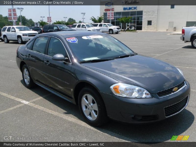 Cyber Gray Metallic / Ebony 2010 Chevrolet Impala LT