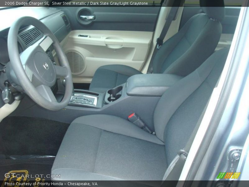 Silver Steel Metallic / Dark Slate Gray/Light Graystone 2006 Dodge Charger SE