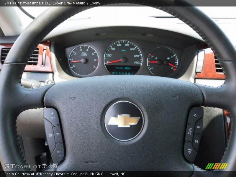 Cyber Gray Metallic / Ebony 2010 Chevrolet Impala LT