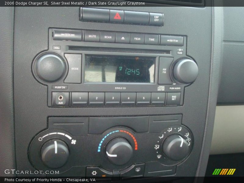 Silver Steel Metallic / Dark Slate Gray/Light Graystone 2006 Dodge Charger SE