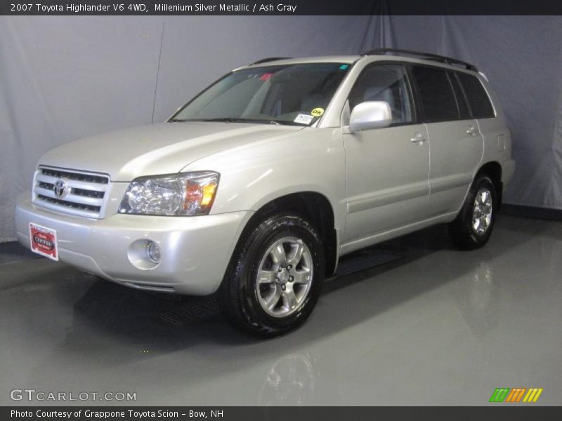 Millenium Silver Metallic / Ash Gray 2007 Toyota Highlander V6 4WD