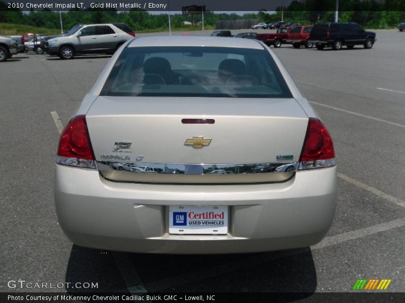 Gold Mist Metallic / Ebony 2010 Chevrolet Impala LT
