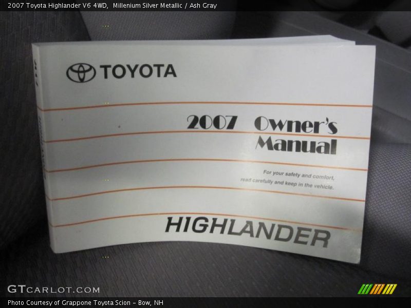 Millenium Silver Metallic / Ash Gray 2007 Toyota Highlander V6 4WD