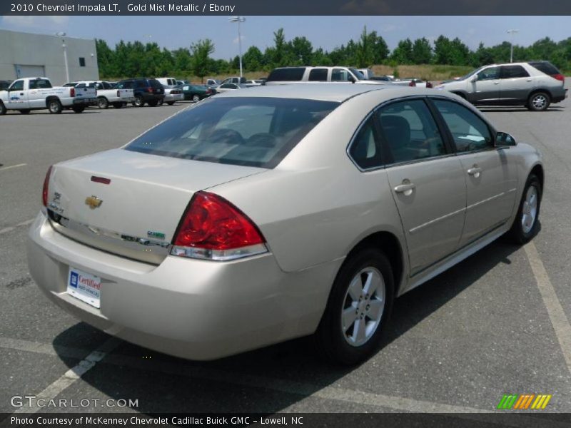 Gold Mist Metallic / Ebony 2010 Chevrolet Impala LT