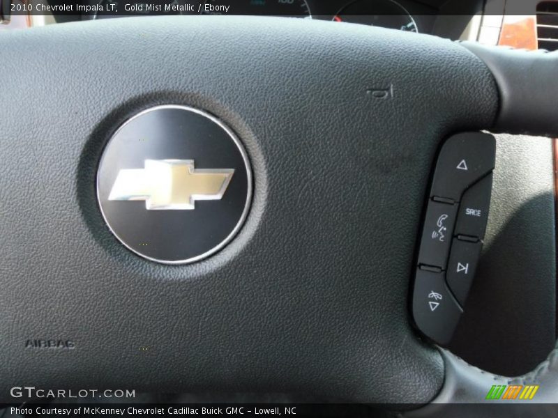 Gold Mist Metallic / Ebony 2010 Chevrolet Impala LT