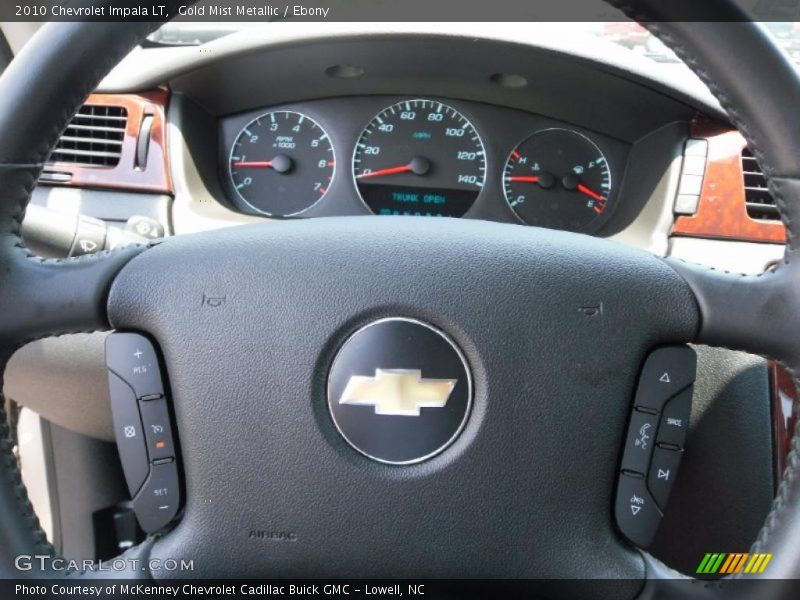 Gold Mist Metallic / Ebony 2010 Chevrolet Impala LT