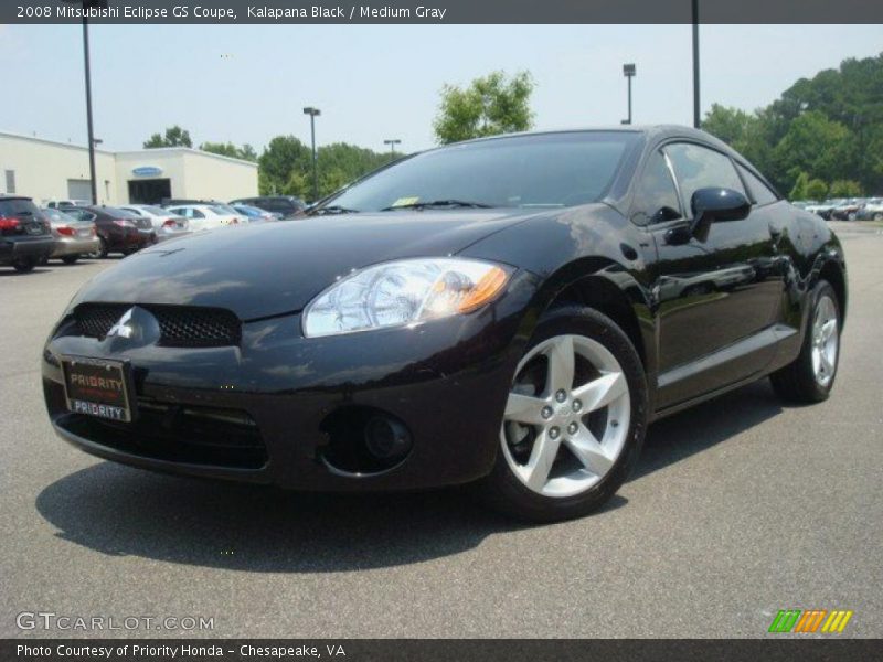 Kalapana Black / Medium Gray 2008 Mitsubishi Eclipse GS Coupe