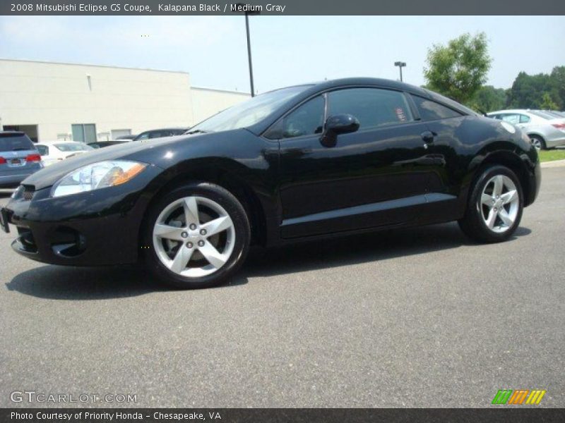 Kalapana Black / Medium Gray 2008 Mitsubishi Eclipse GS Coupe
