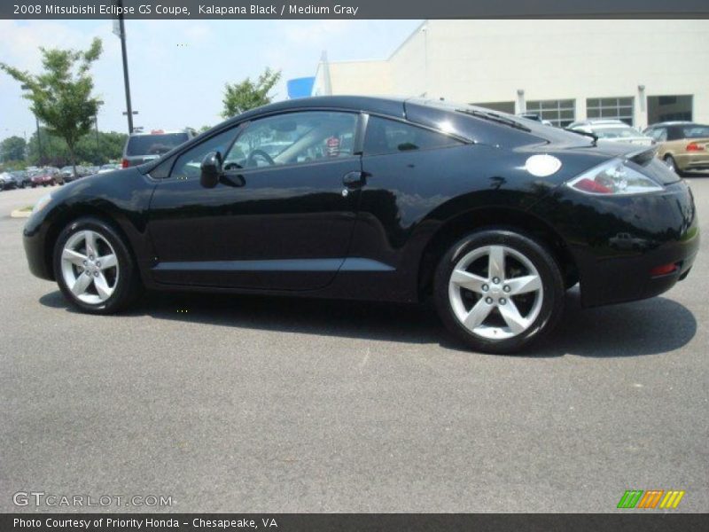 Kalapana Black / Medium Gray 2008 Mitsubishi Eclipse GS Coupe