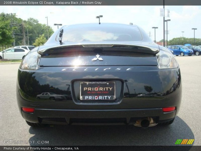 Kalapana Black / Medium Gray 2008 Mitsubishi Eclipse GS Coupe