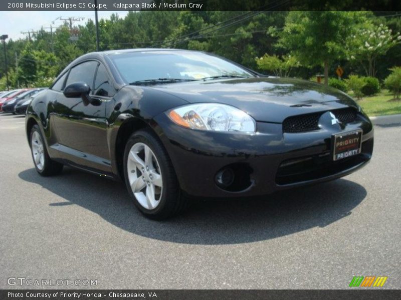 Kalapana Black / Medium Gray 2008 Mitsubishi Eclipse GS Coupe